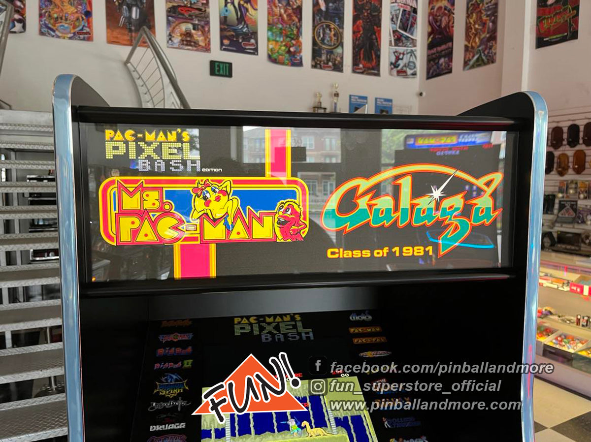 Ms. Pac-Man / Galaga (Pixel Bash Edition) Arcade Game