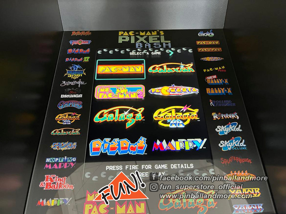 Ms. Pac-Man / Galaga (Pixel Bash Edition) Arcade Game