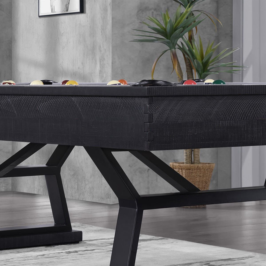 8' Durham Pool Table (Black)