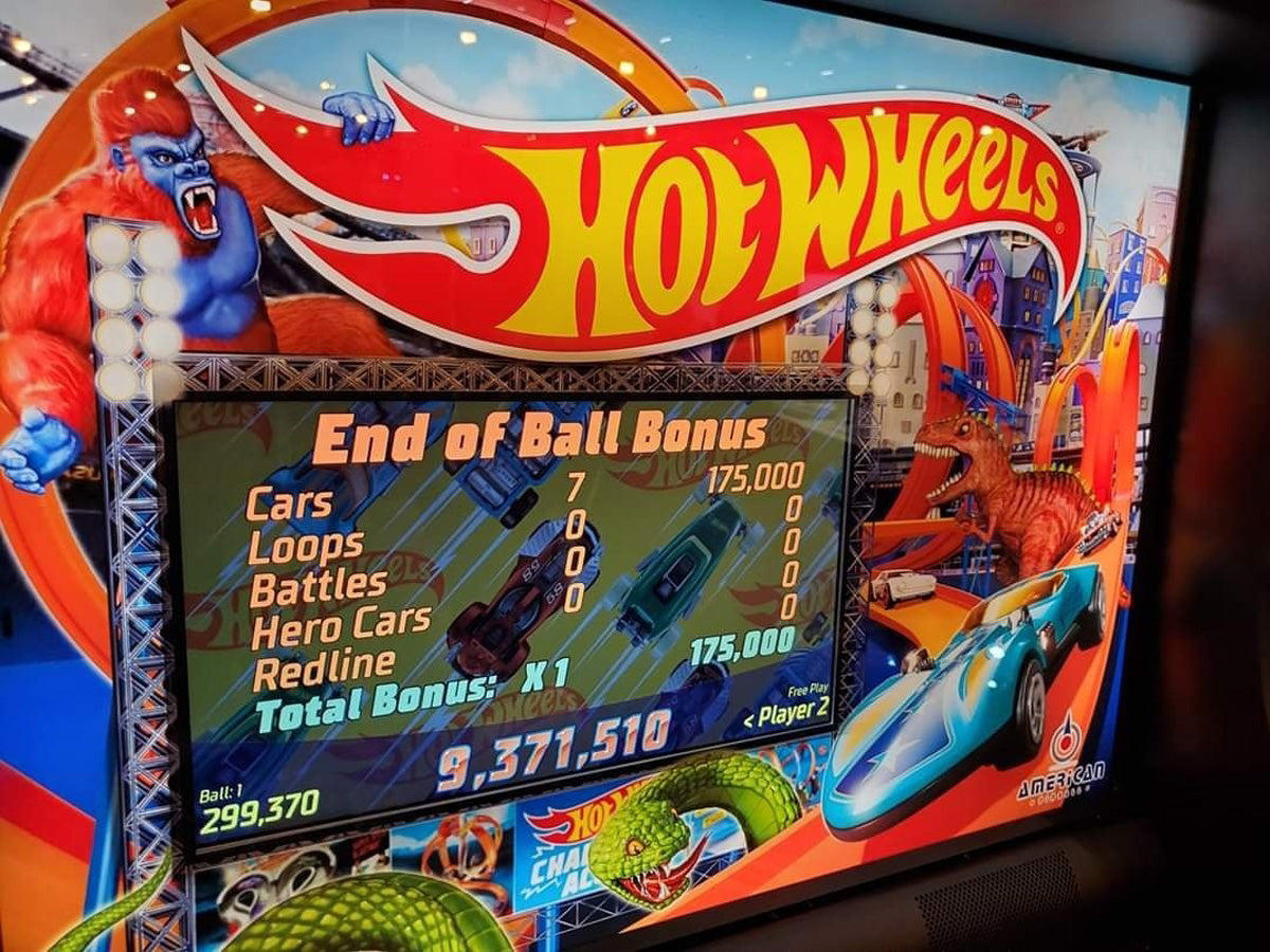 Hot Wheels (Classic Edition) Pinball Machine - NEW