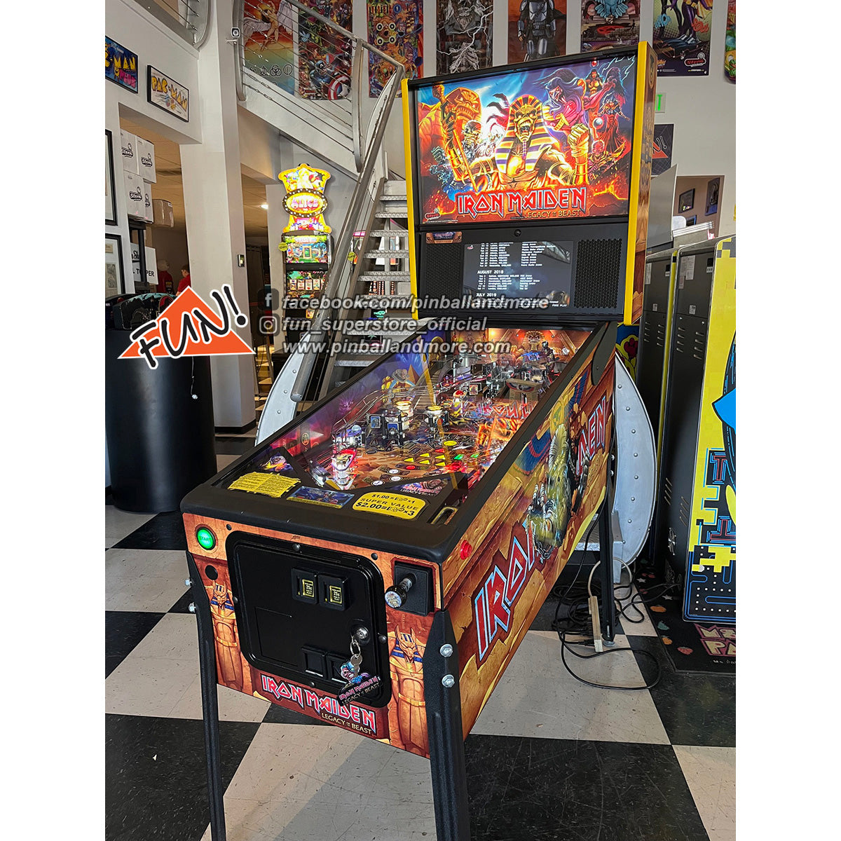 Iron Maiden (Premium) Pinball Machine - Home Use Only w/Mods!