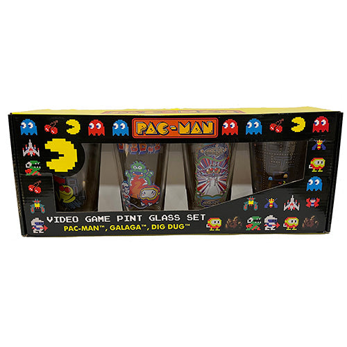 Pac-Man Pint Glasses (Set of 4) - Video Game O.G.
