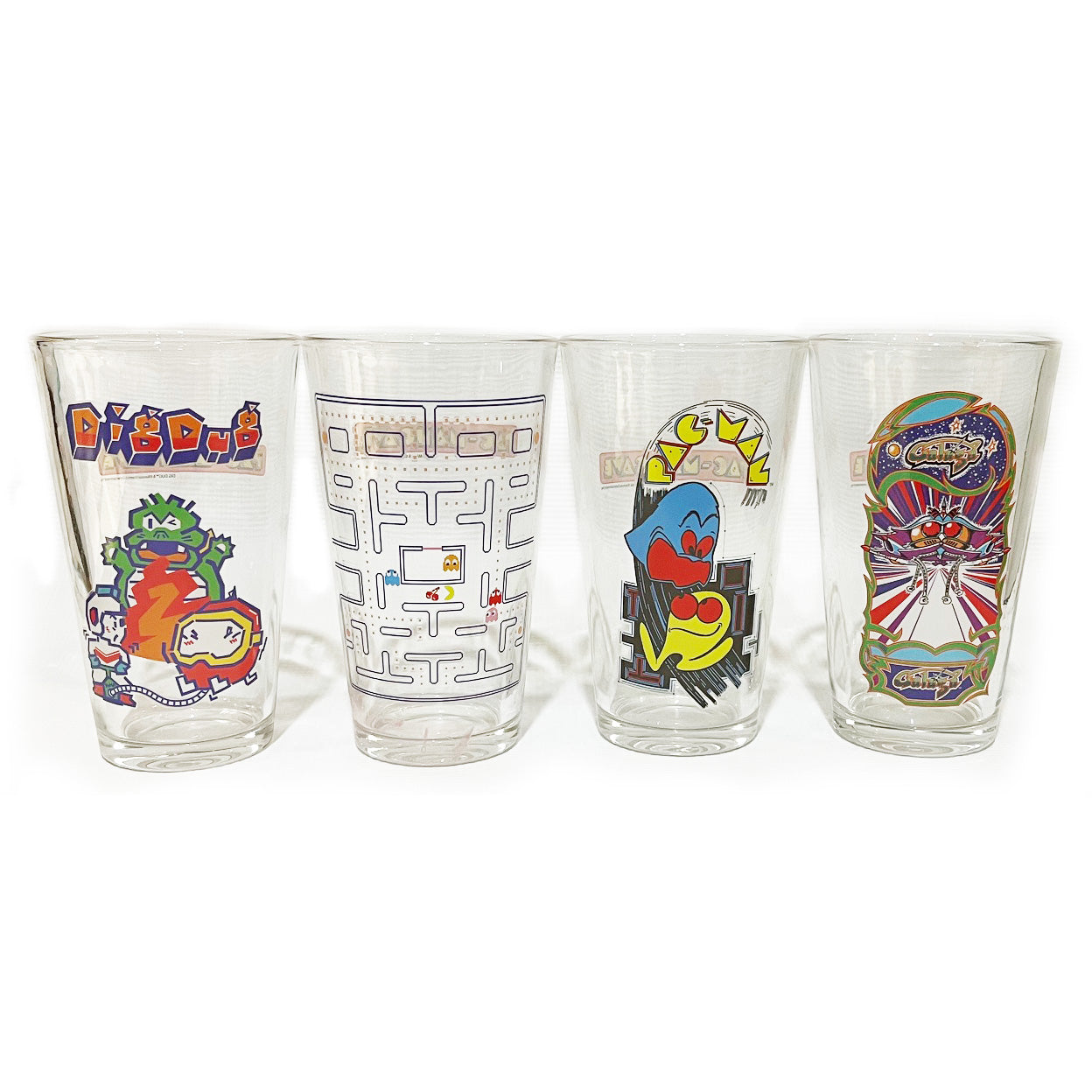 Pac-Man Pint Glasses (Set of 4) - Video Game O.G.