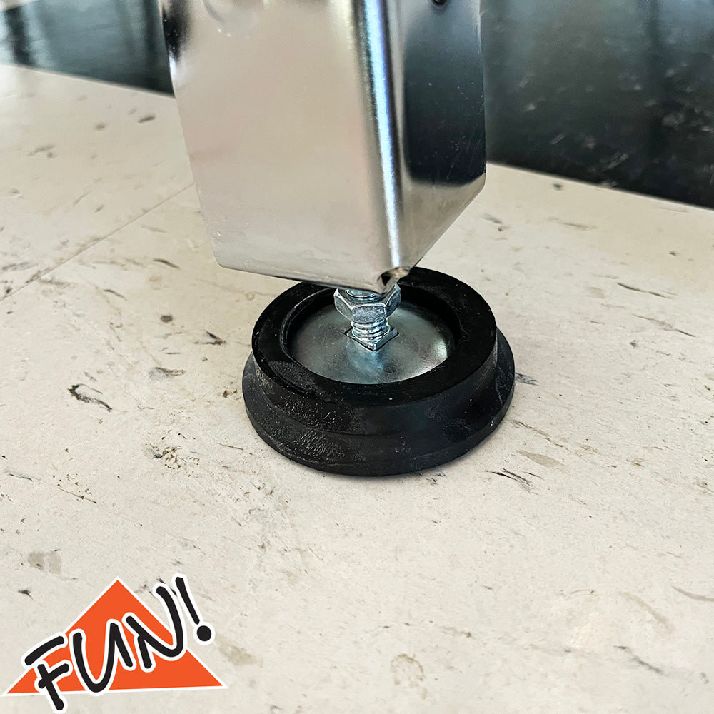 Pinball Leg Leveler Rubber Floor Protectors (Set of 4)