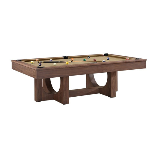 8′ Rowan Pool Table (Light Walnut)