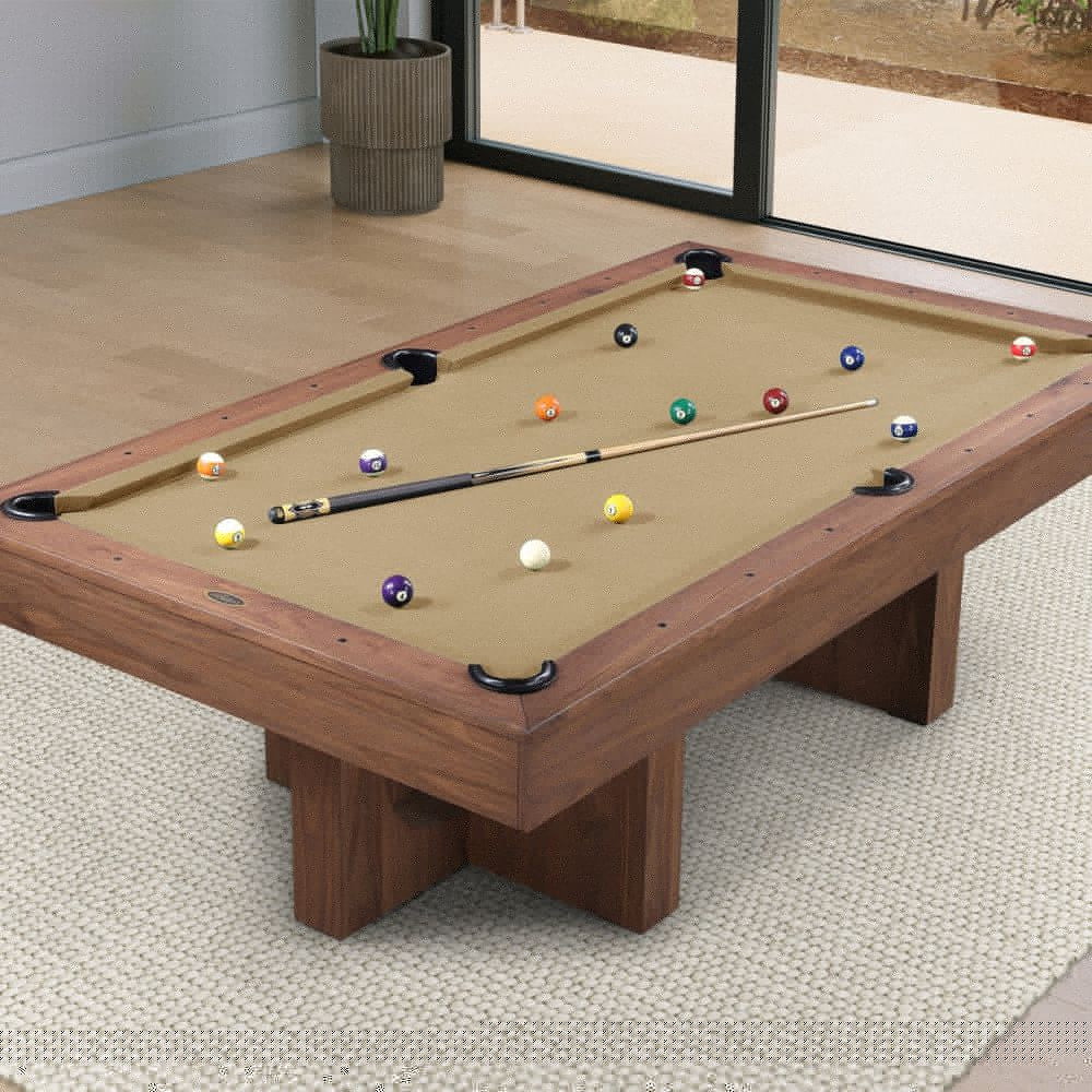 8′ Rowan Pool Table (Light Walnut)