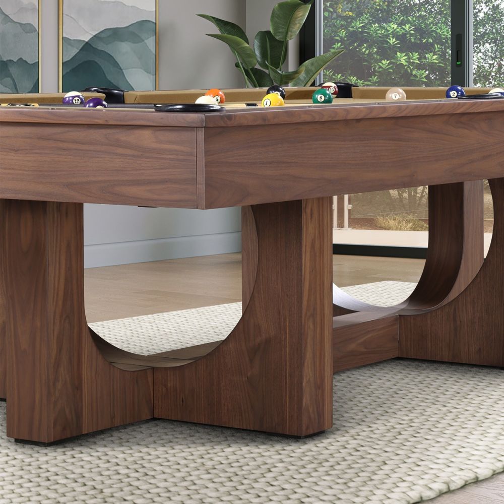 8′ Rowan Pool Table (Light Walnut)