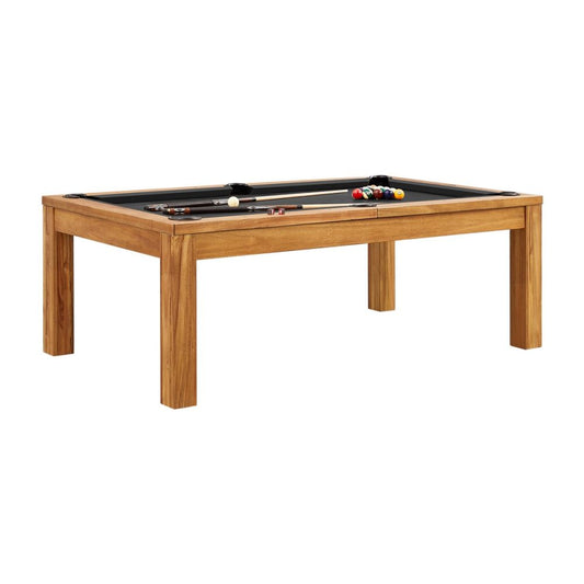 7′ & 8′ Penelope Pool Table w/Dining Top (Acacia)