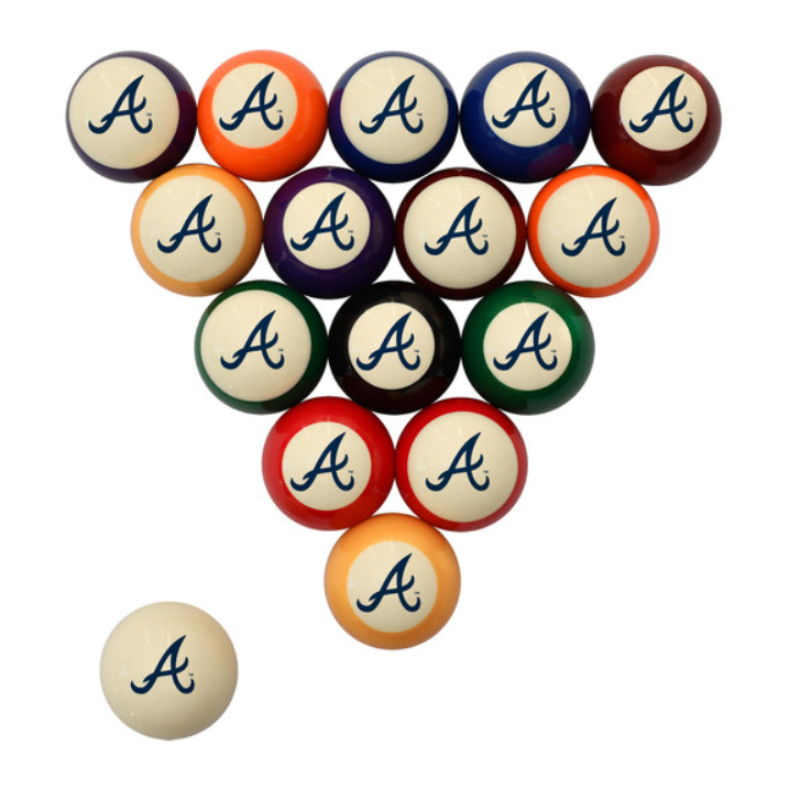 Officially Licensed MLB Retro Pool Ball Set (Pick your team)