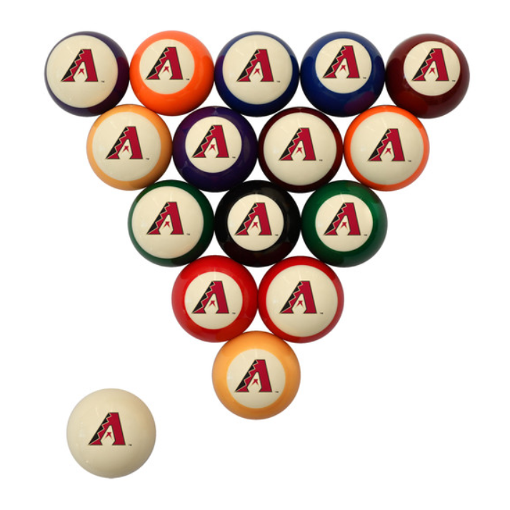 Officially Licensed MLB Retro Pool Ball Set (Pick your team)
