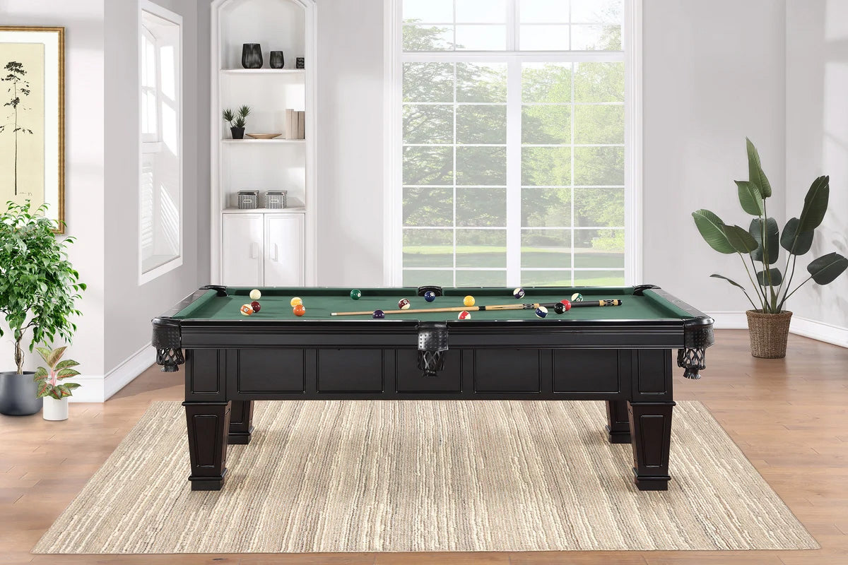 Brewster 8' Pool Table (Black)