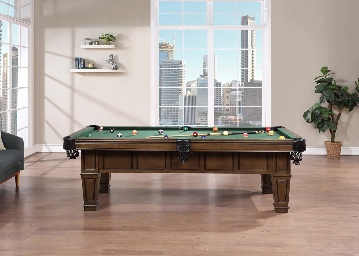 Brewster 8' Pool Table (Brown Walnut)