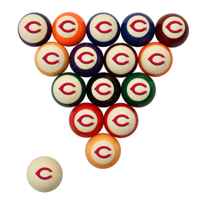 Officially Licensed MLB Retro Pool Ball Set (Pick your team)