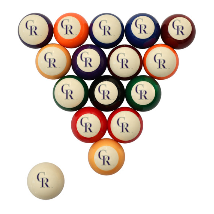 Officially Licensed MLB Retro Pool Ball Set (Pick your team)