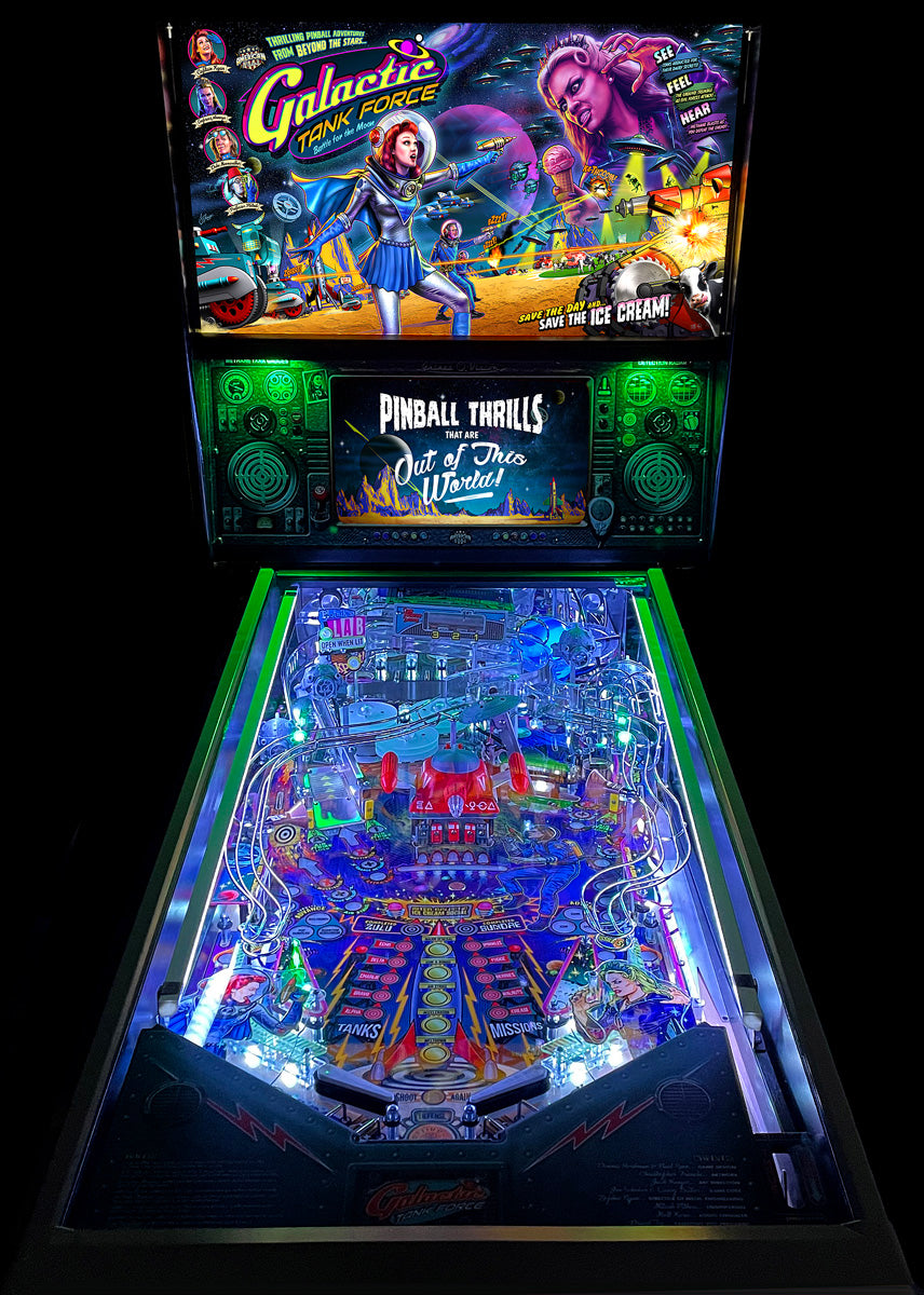 Galactic Tank Force (Deluxe Edition) Pinball Machine  - NEW