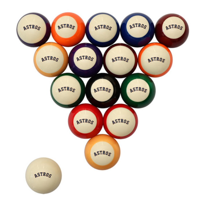 Officially Licensed MLB Retro Pool Ball Set (Pick your team)