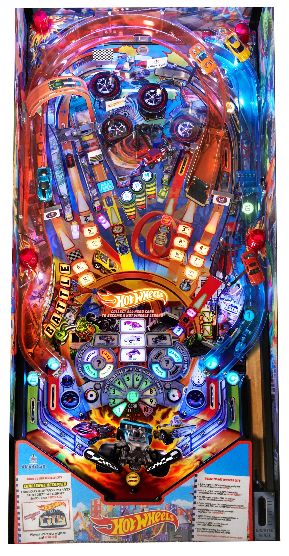 Hot Wheels (Classic Edition) Pinball Machine  - NEW