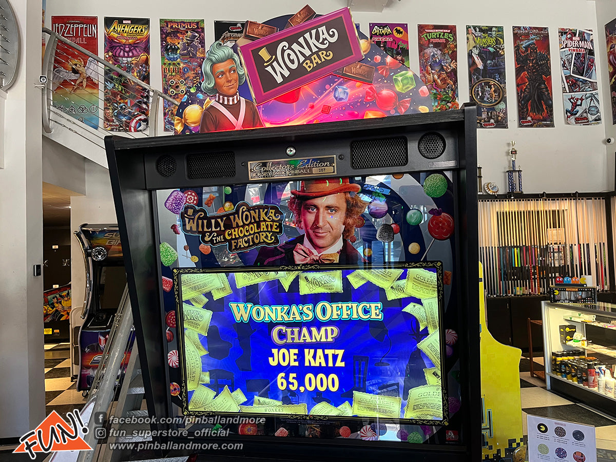 Willy Wonka (Collectors Edition #067) Pinball Machine - BEAUTIFUL!