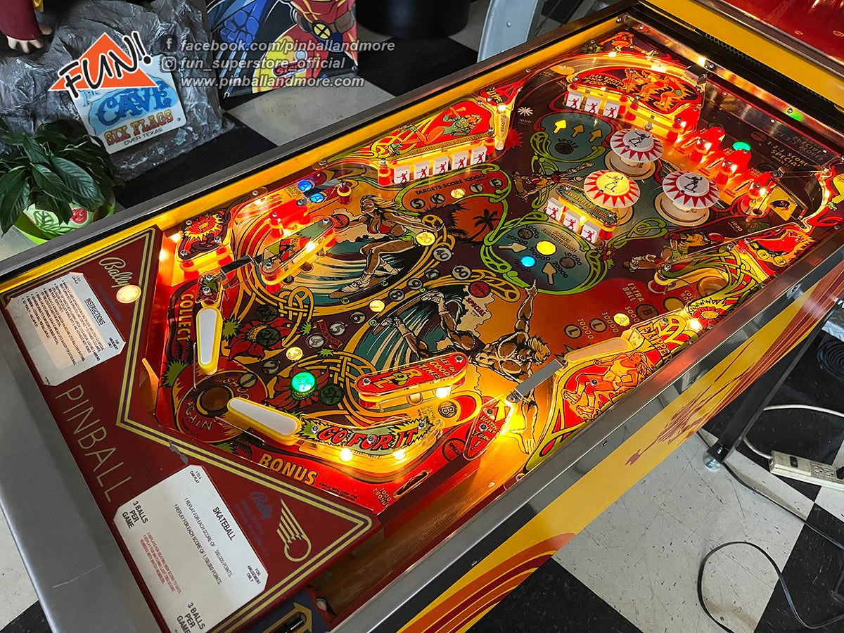 1980 Bally Skateball Pinball Machine - RESTORED