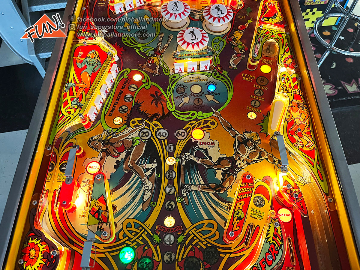 1980 Bally Skateball Pinball Machine - RESTORED
