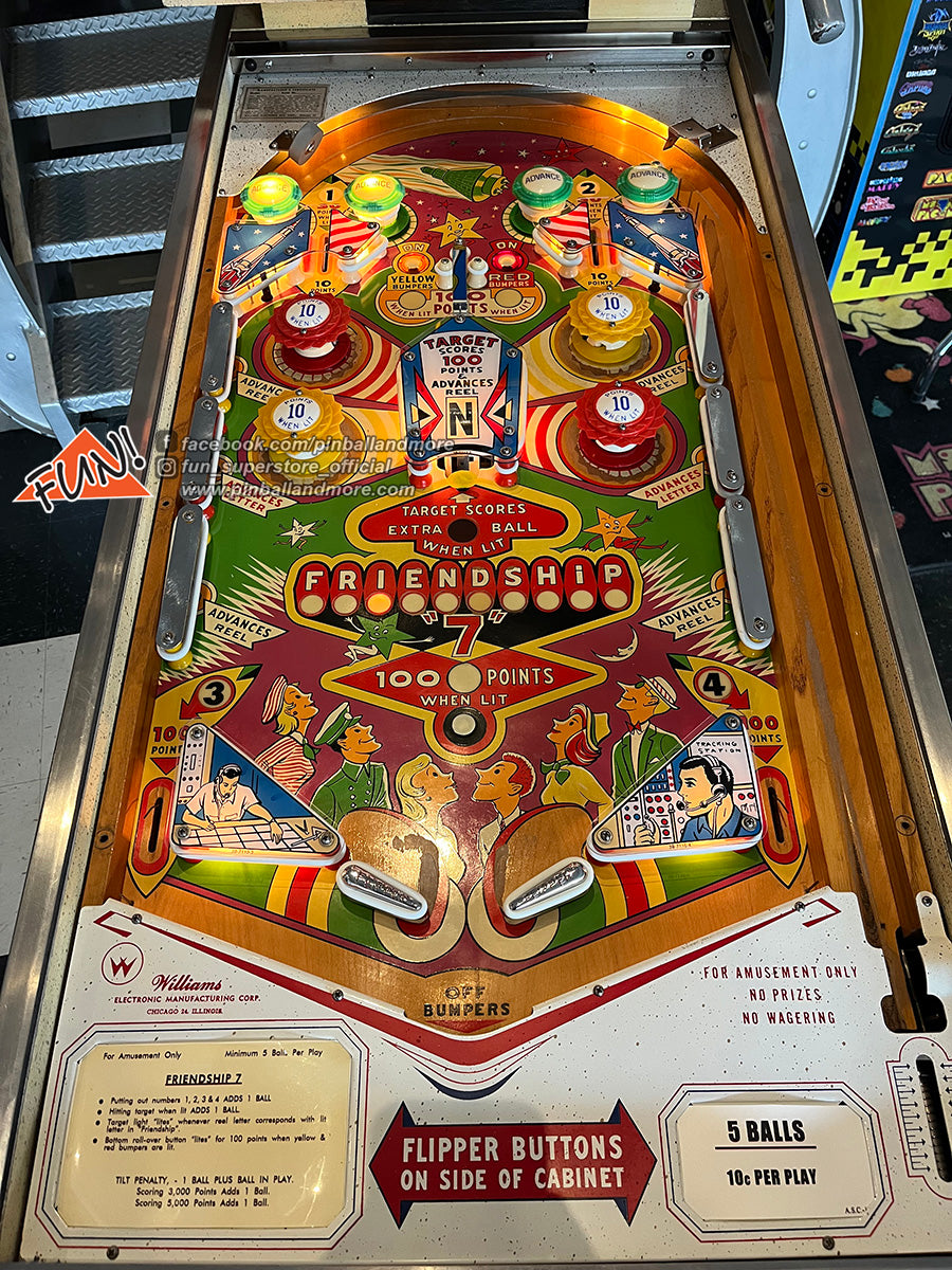 Friendship "7" Pinball Machine