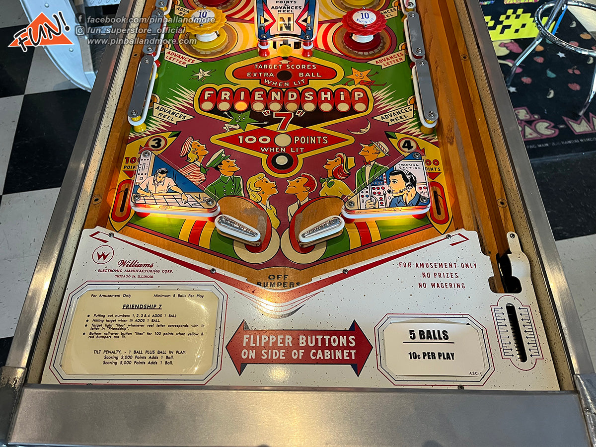 Friendship "7" Pinball Machine