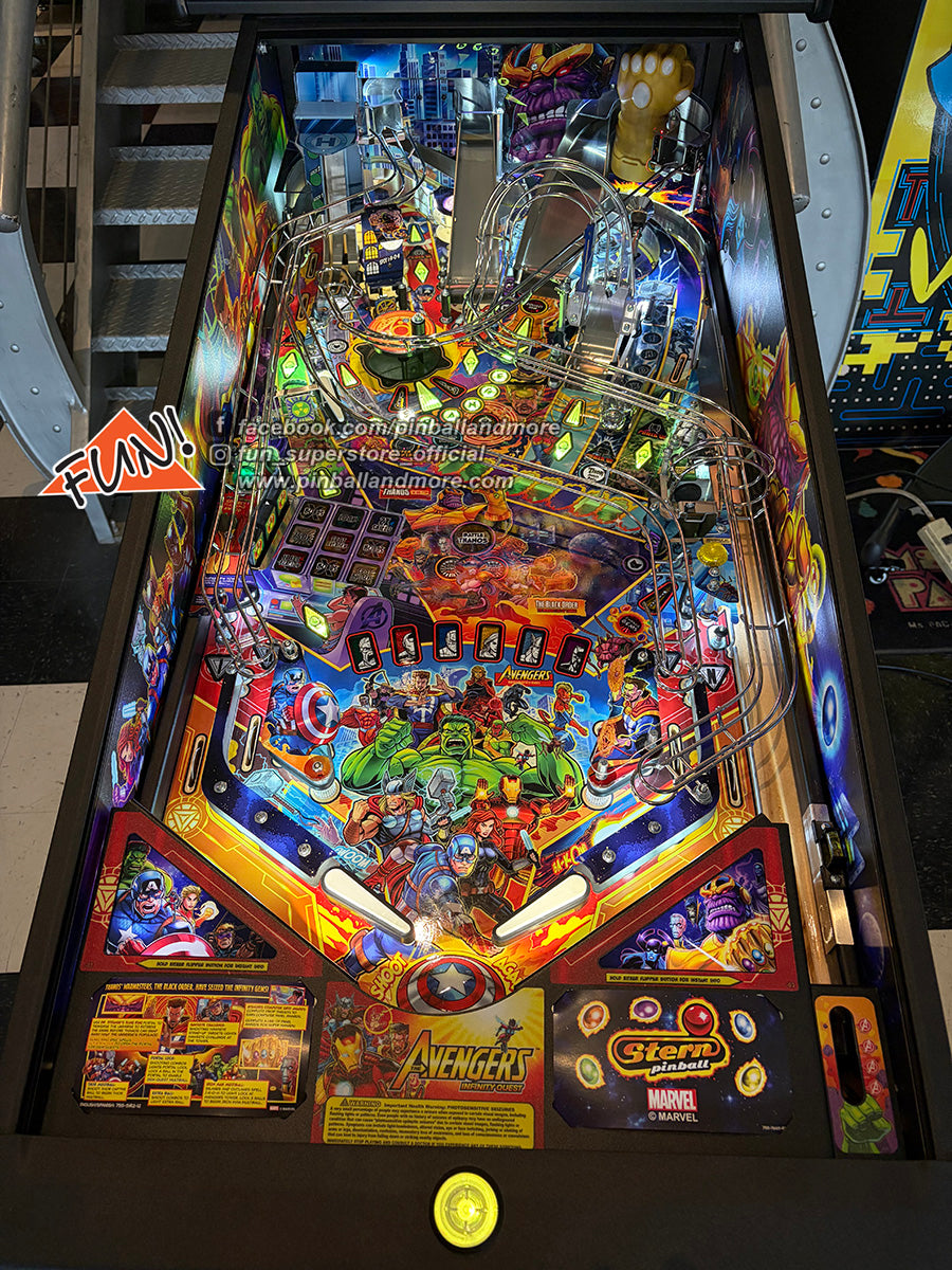 Avengers: Infinity Quest (Premium) Pinball Machine - LOADED! Home Use Only!