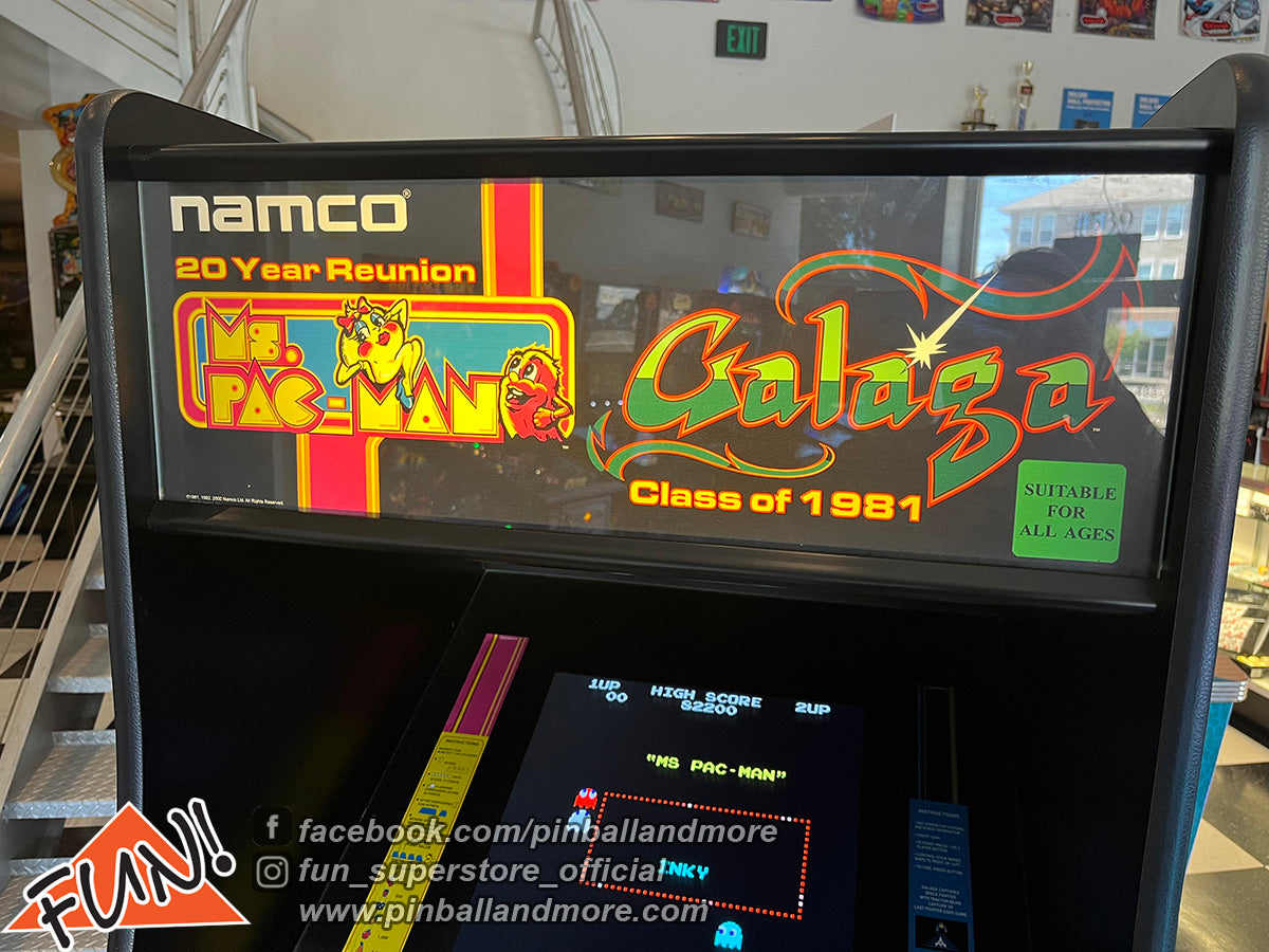 Ms. Pac-Man/Galaga Class of '81 Reunion Arcade Game - DEMO UNIT