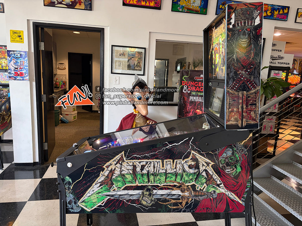 Metallica Remastered (Premium) Pinball Machine - SHOW DEMO MODEL