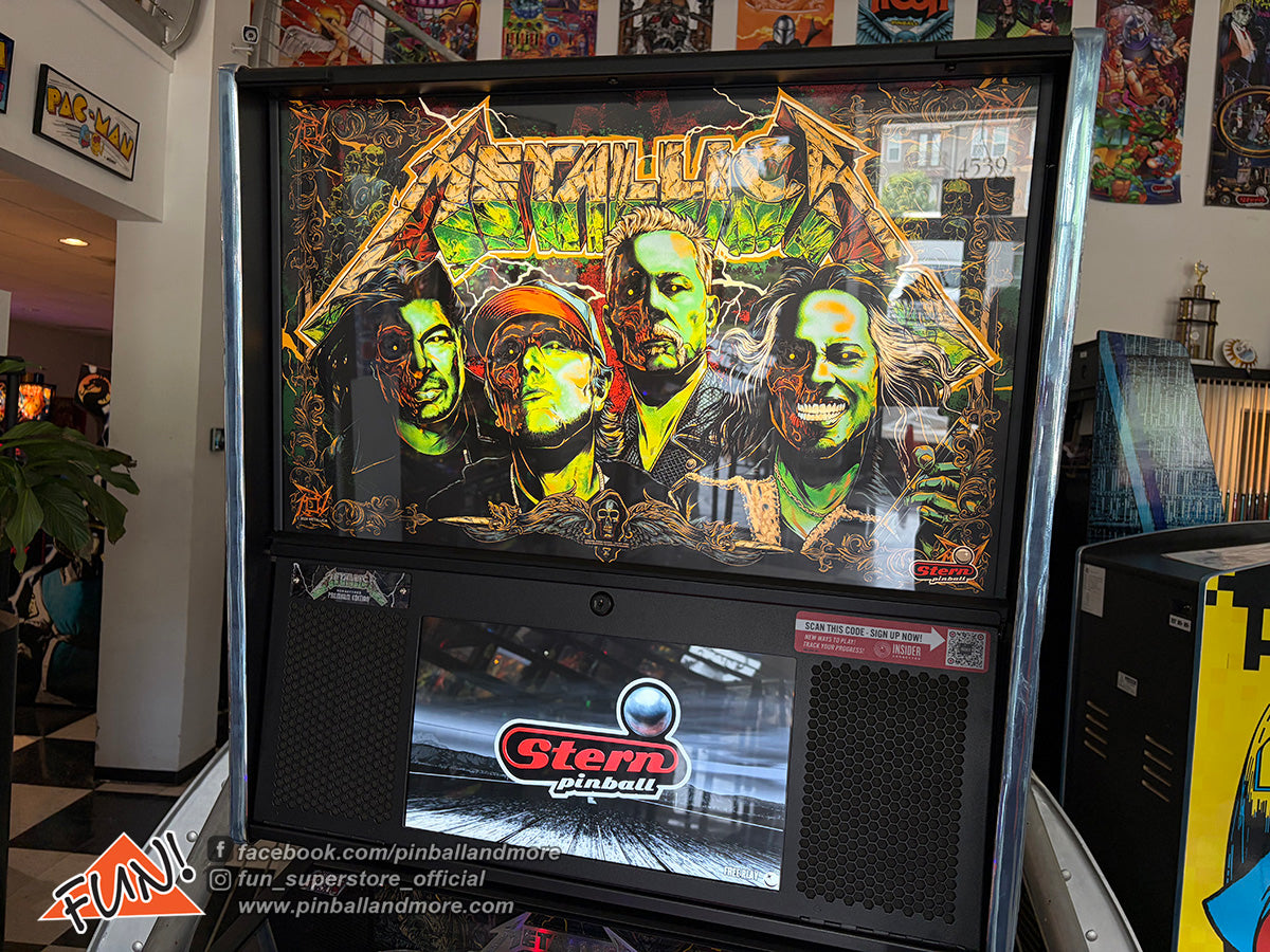 Metallica Remastered (Premium) Pinball Machine - SHOW DEMO MODEL