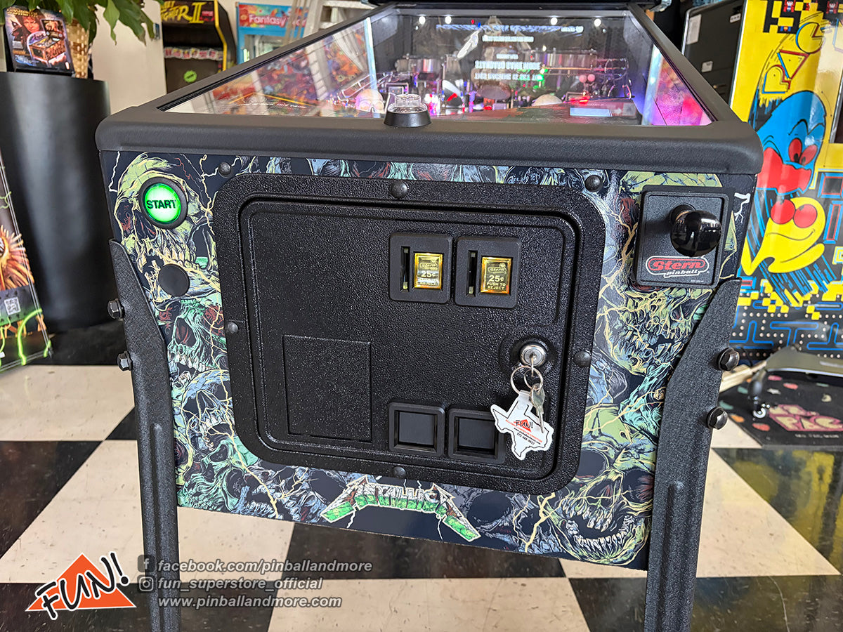 Metallica Remastered (Premium) Pinball Machine - SHOW DEMO MODEL