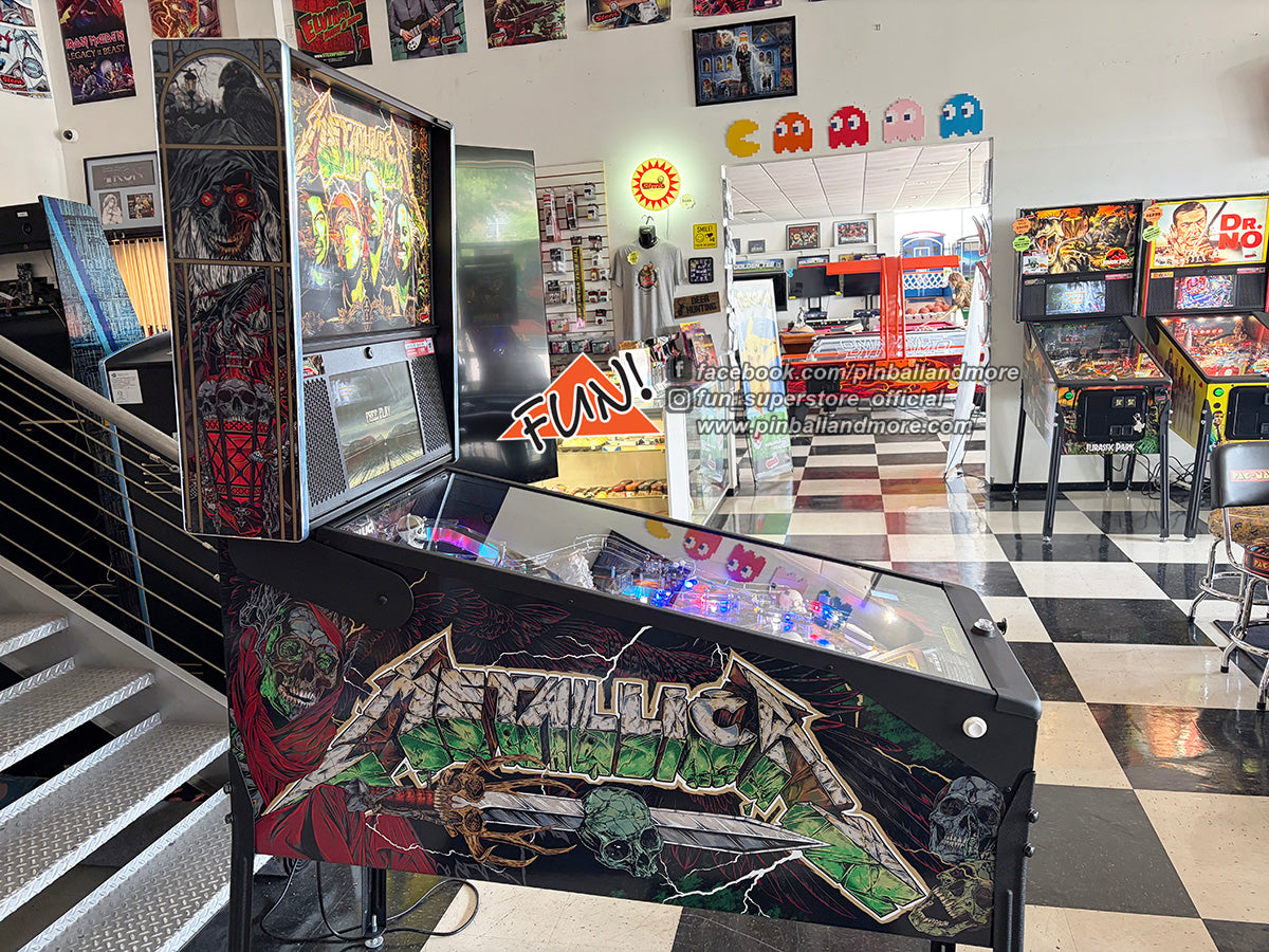 Metallica Remastered (Premium) Pinball Machine - SHOW DEMO MODEL