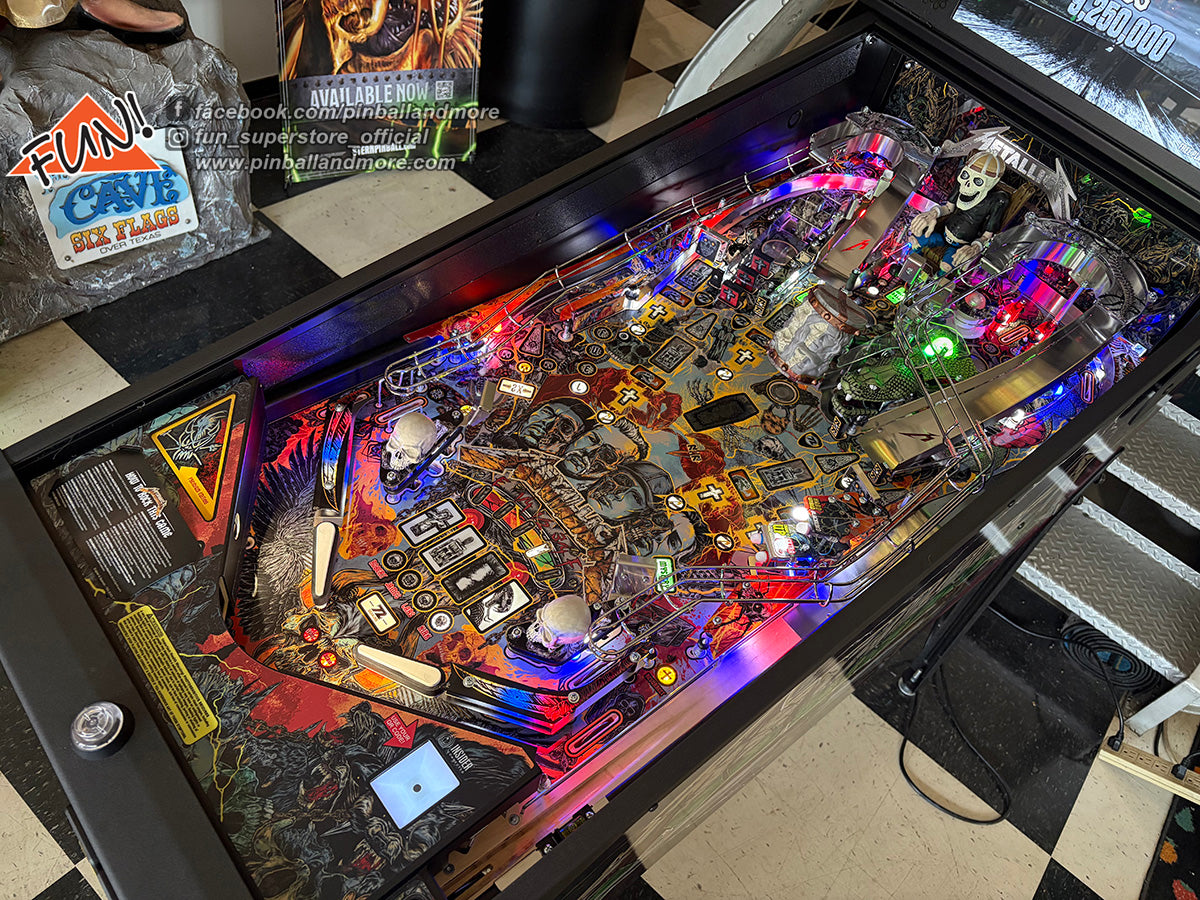 Metallica Remastered (Premium) Pinball Machine - SHOW DEMO MODEL