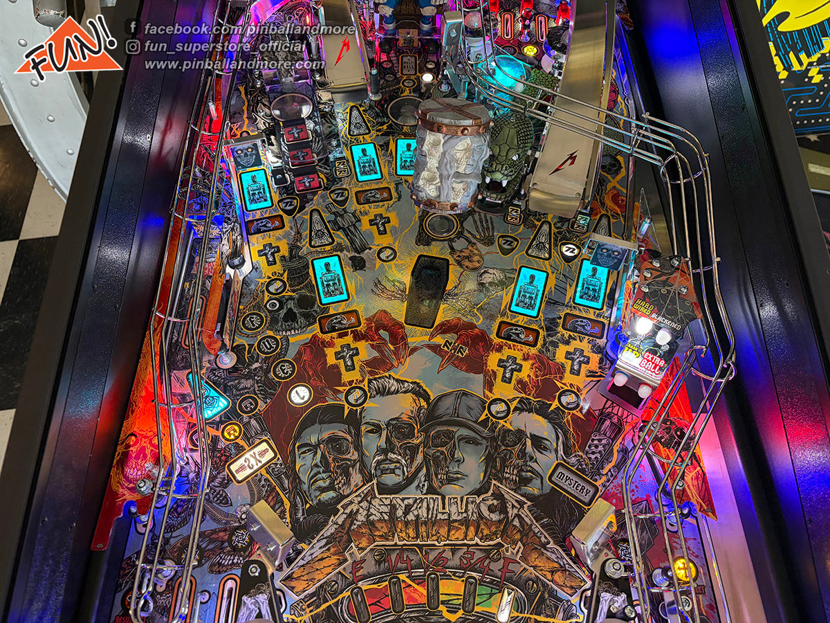 Metallica Remastered (Premium) Pinball Machine - SHOW DEMO MODEL