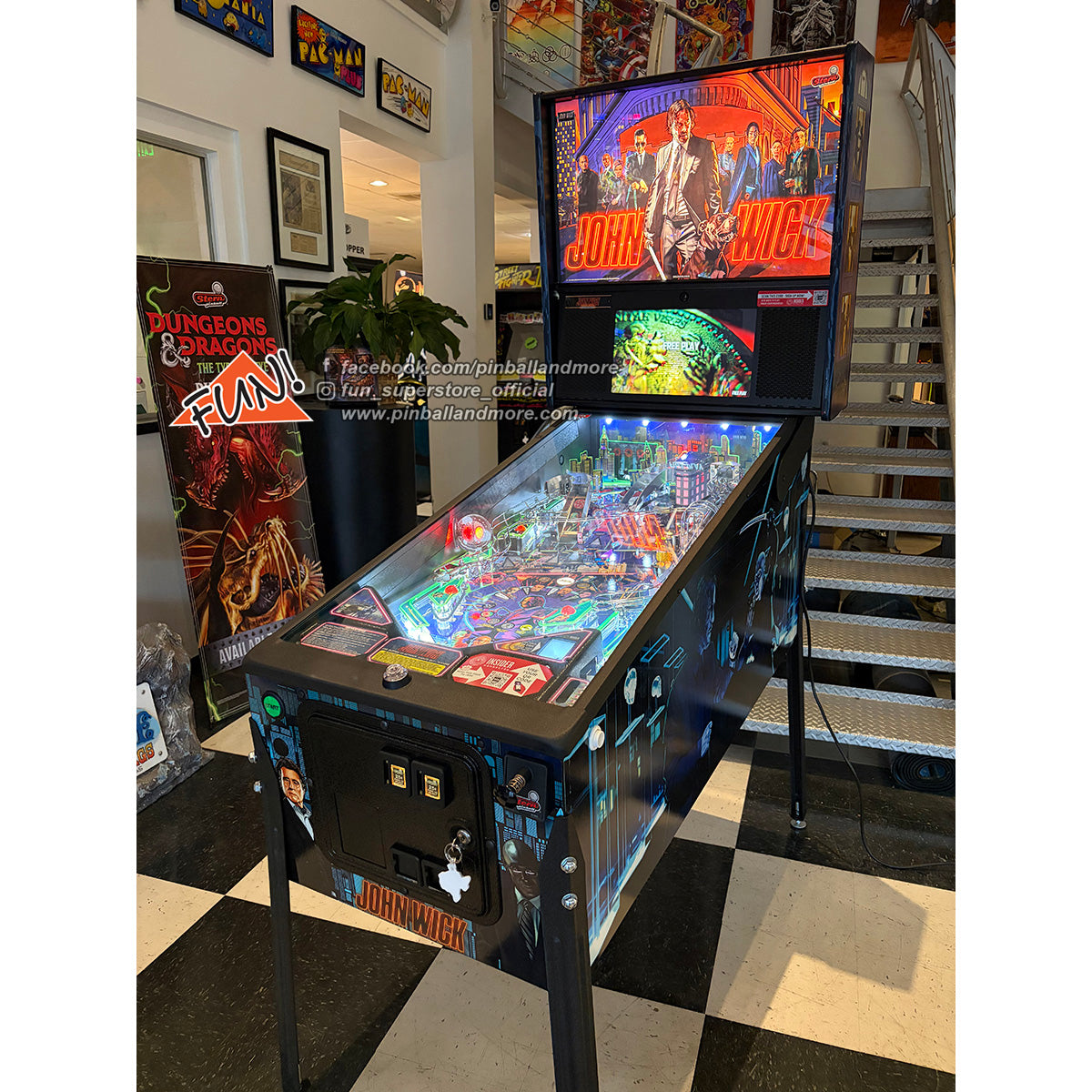 John Wick (Pro) Pinball Machine - SHOW DEMO MODEL