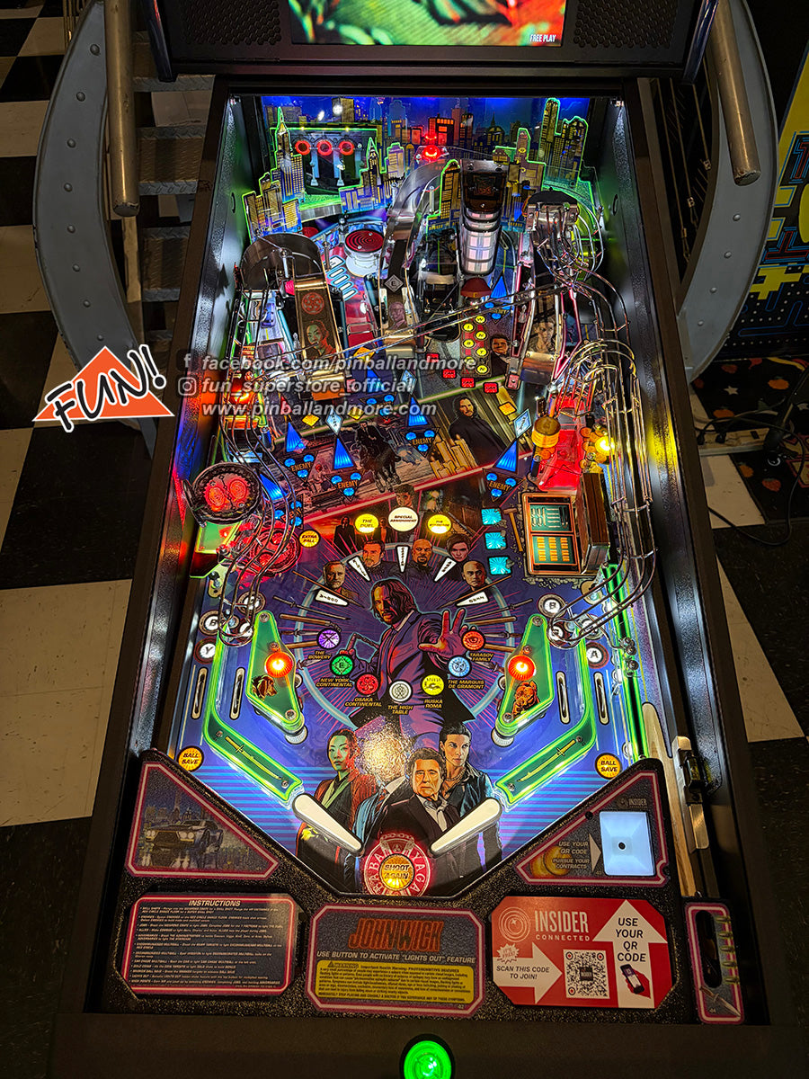 John Wick (Pro) Pinball Machine - SHOW DEMO MODEL