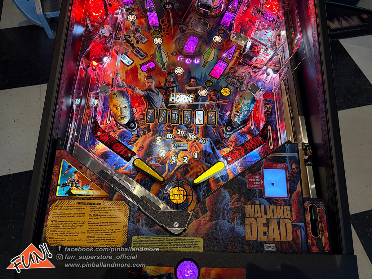 THE WALKING DEAD Remastered (PREMIUM) Pinball Machine - SHOW DEMO GAME