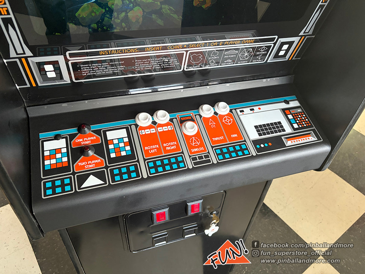 1981 Atari Asteroids Deluxe Arcade Game (Restored)