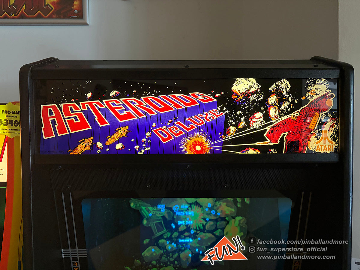 1981 Atari Asteroids Deluxe Arcade Game (Restored)