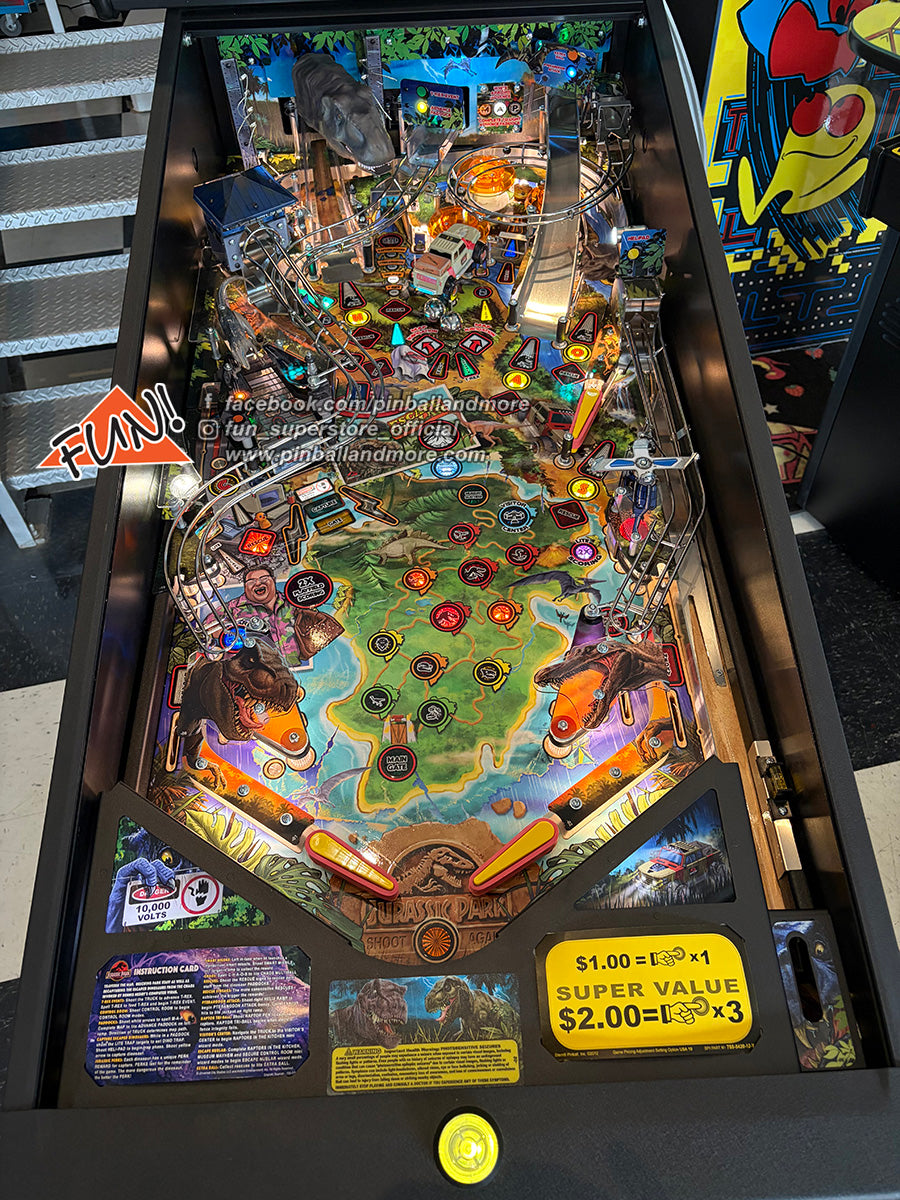 Jurassic Park (Premium) Pinball Machine - Home Use Only + MODS!