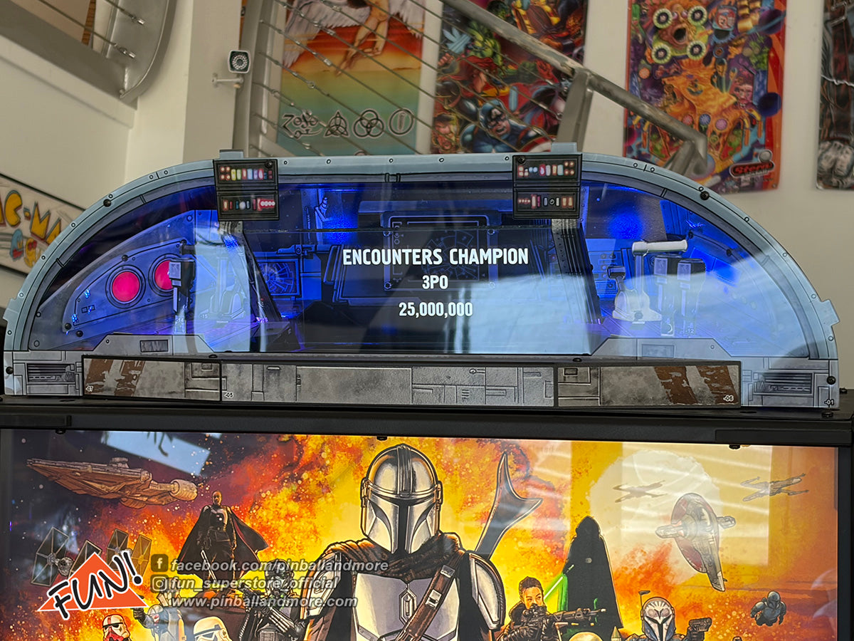 The Mandalorian (Premium) Pinball Machine w/Topper!