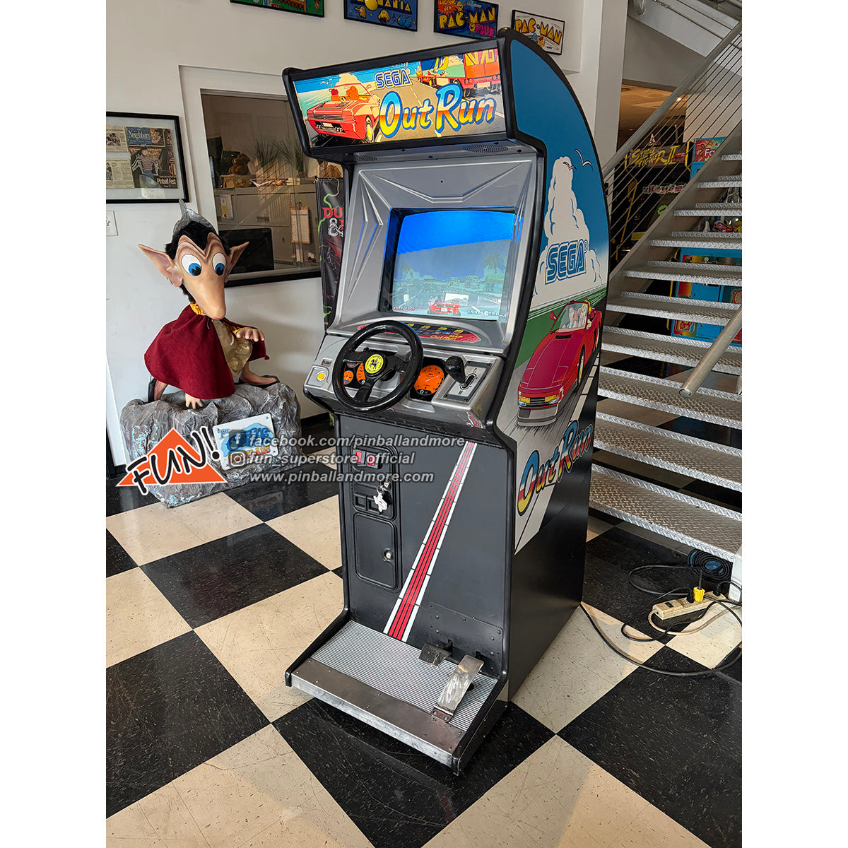Out Run - Classic Racing Arcade Game - RESTORED