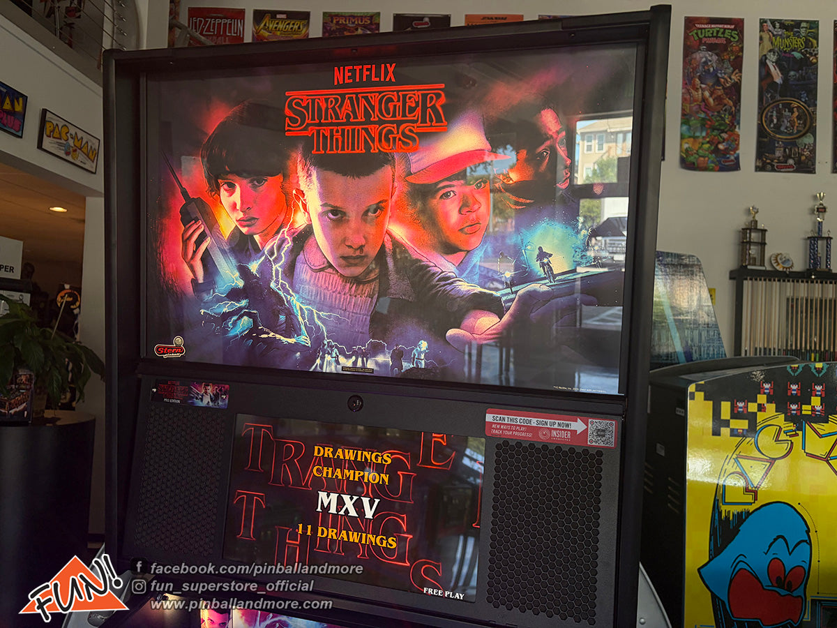 Stranger Things (Pro) Pinball Machine w/accessories! - HOME USE ONLY