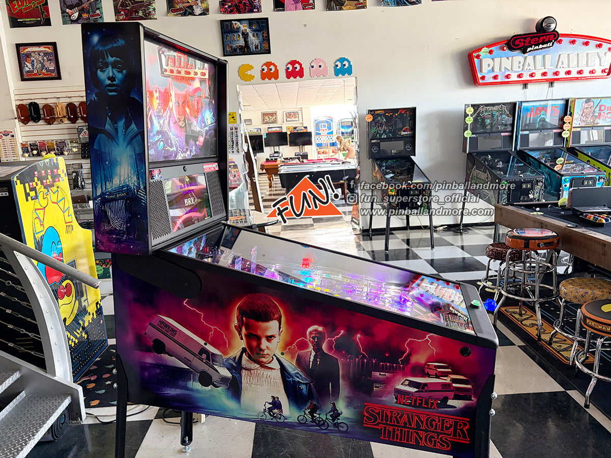 Stranger Things (Pro) Pinball Machine w/accessories! - HOME USE ONLY