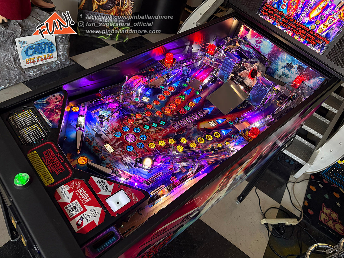 Stranger Things (Pro) Pinball Machine w/accessories! - HOME USE ONLY