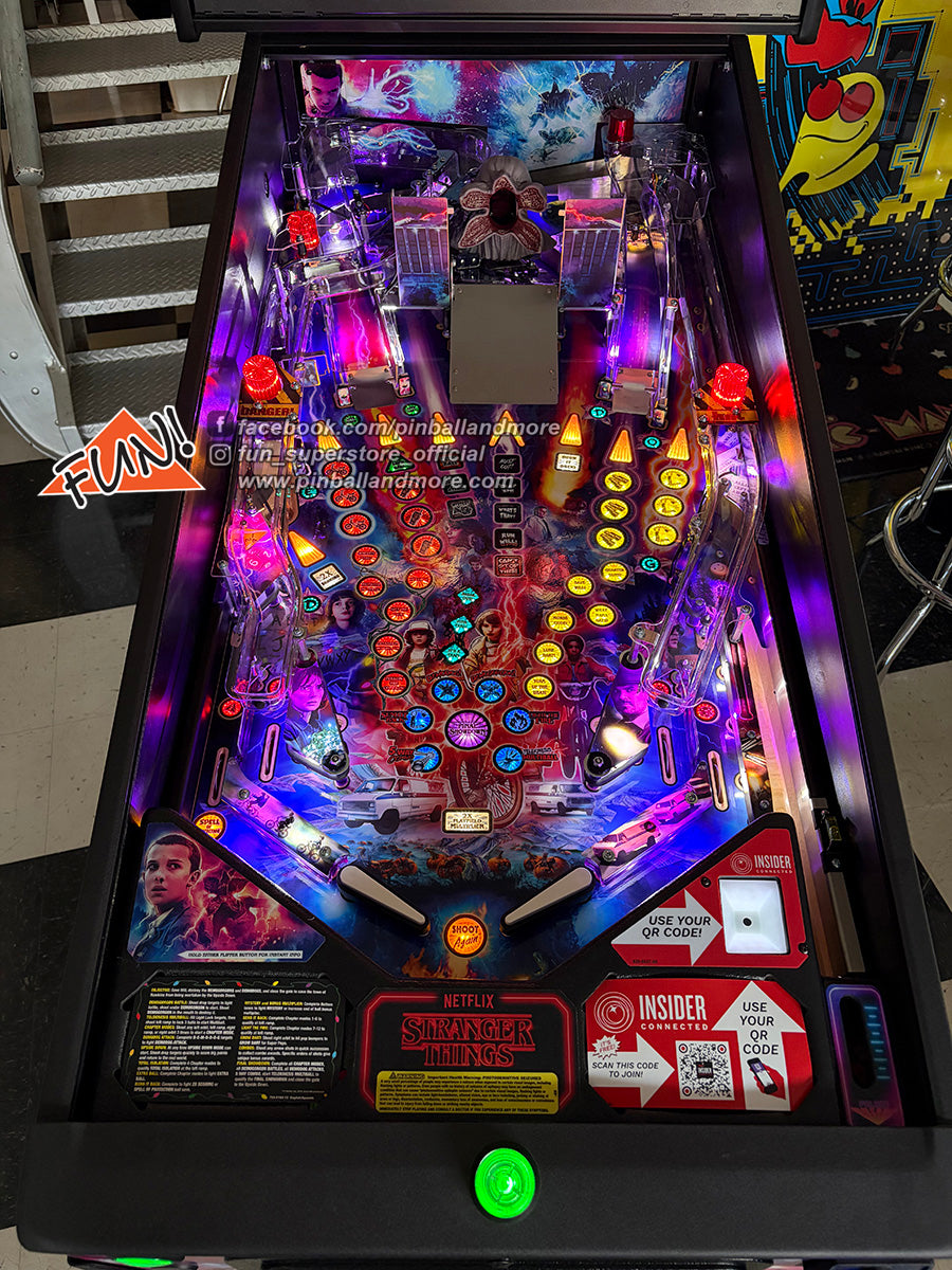Stranger Things (Pro) Pinball Machine w/accessories! - HOME USE ONLY