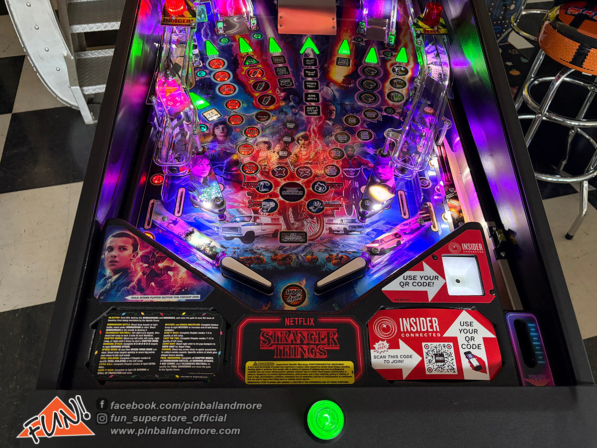 Stranger Things (Pro) Pinball Machine w/accessories! - HOME USE ONLY