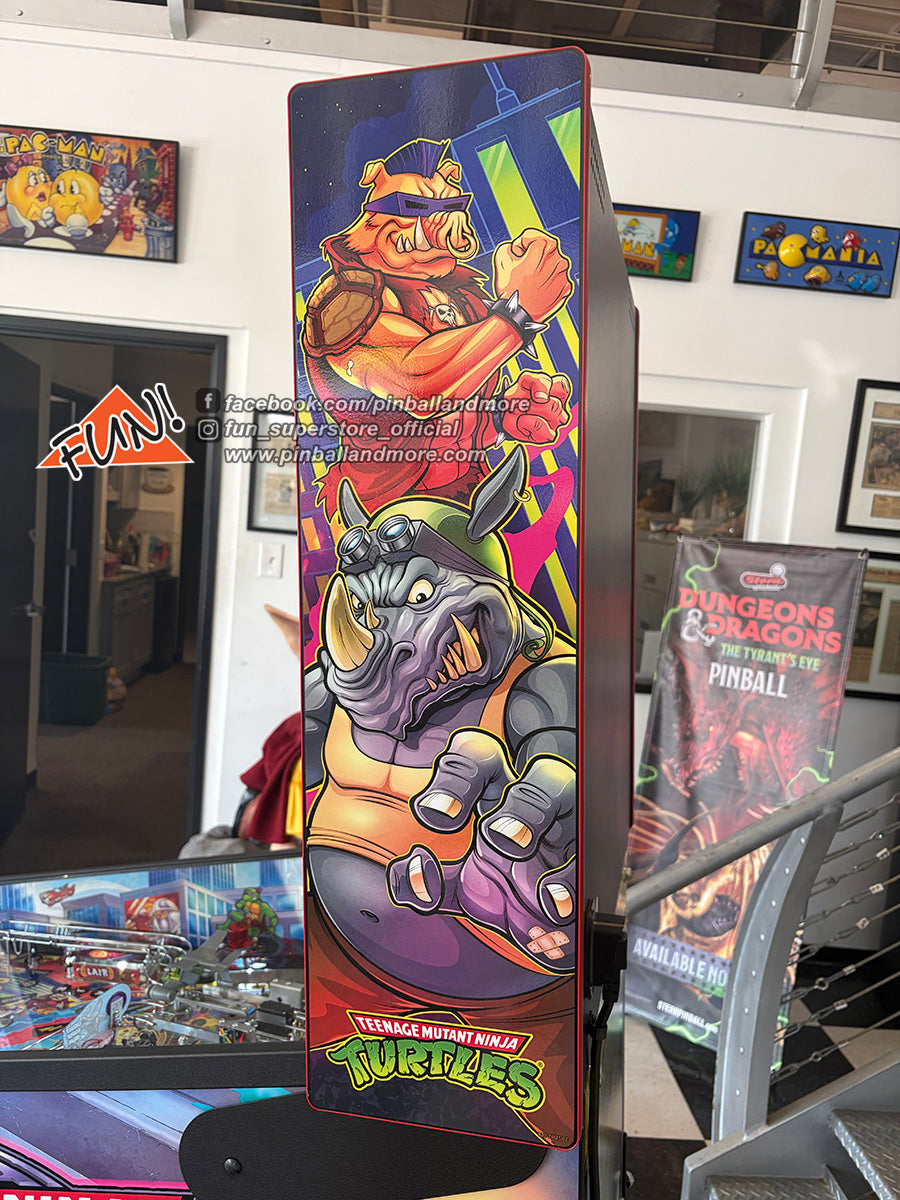 Teenage Mutant Ninja Turtles (Premium) Pinball Machine w/extras!