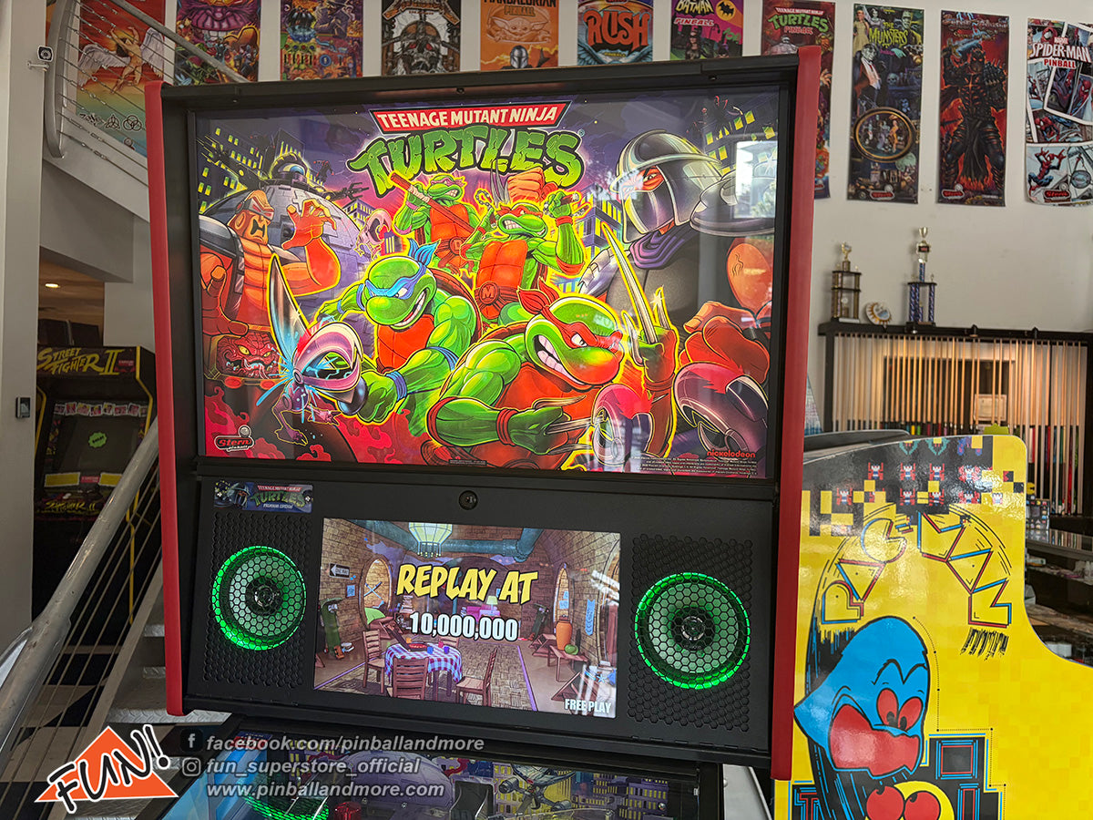 Teenage Mutant Ninja Turtles (Premium) Pinball Machine w/extras!