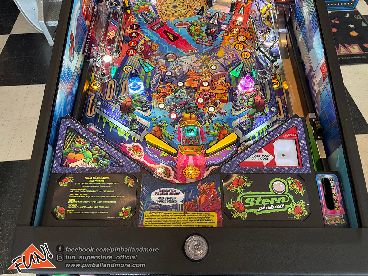 Teenage Mutant Ninja Turtles (Premium) Pinball Machine w/extras!
